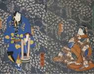 Ishiyotei Yoshitaki Diptych The Actors Fujikawa Tomokichi III and Jitsukawa Ensaburo Y - Hermitage
